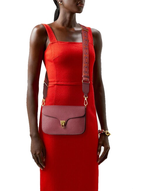 BEAT SOFT RIBB  Geanta de umar, din piele negru - Genți femei