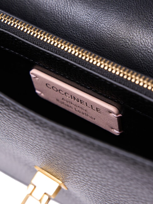 BEAT SOFT RIBB  Geanta de umar, din piele negru - Genți femei