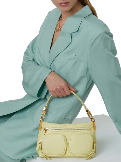 HYLE Geanta de mana, cu bareta de umar spălat de var - Genți femei