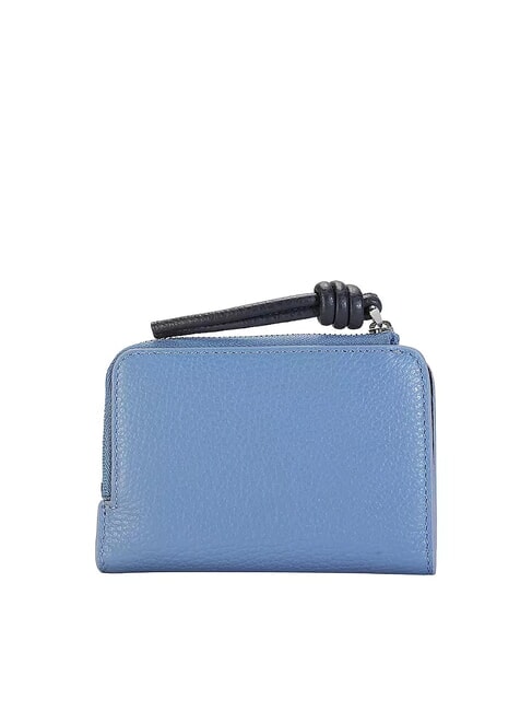 MYRTHA MAXI LOG Portofel mediu din piele cu fermoar verde muschi / litchi - Portofele femei