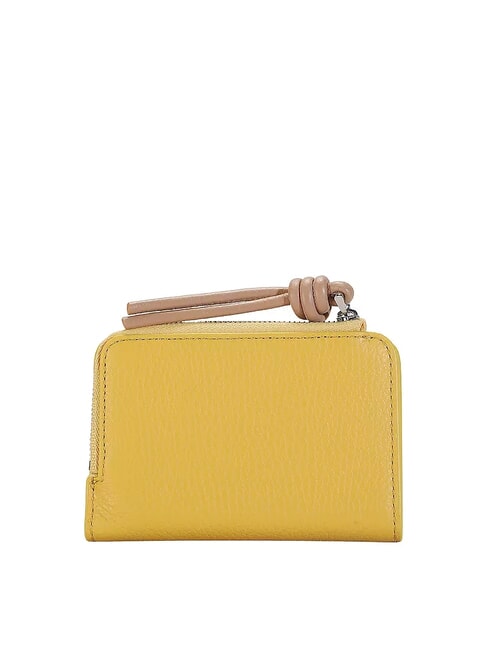 MYRTHA MAXI LOG Portofel mediu din piele cu fermoar pudră pi / taupe - Portofele femei