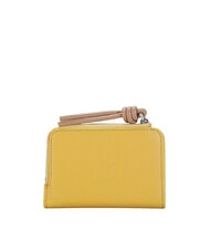 COCCINELLE MYRTHA MAXI LOG Portofel mediu din piele cu fermoar pudră pi / taupe - Portofele femei - 3