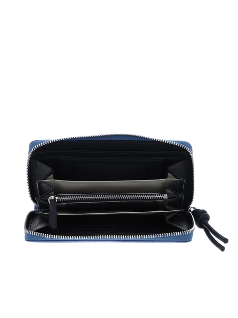 MYRTHA MAXI LOG Portofel mare din piele cu fermoar verde muschi / litchi - Genți femei