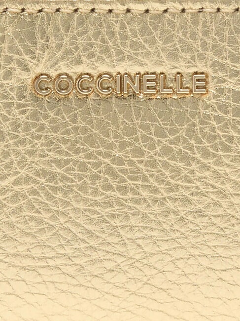 METALLIC SOFT Poșetă plic pentru monede de aur - Portofele femei