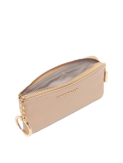 METALLIC SOFT Poșetă plic pentru monede rozete - Portofele femei