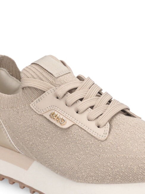 EVELYN 916 Adidași tip șosetă fr&acirc;nghie strălucitoare - Pantofi femei