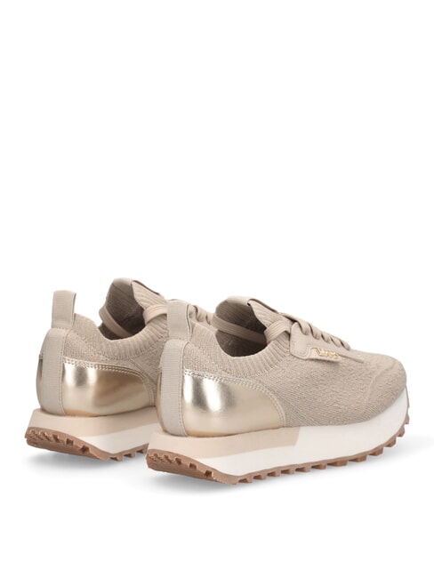 EVELYN 916 Adidași tip șosetă fr&acirc;nghie strălucitoare - Pantofi femei