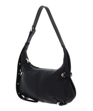 COCCINELLE ABIGAIL Geantă de umăr din piele ciocănită - Genți femei