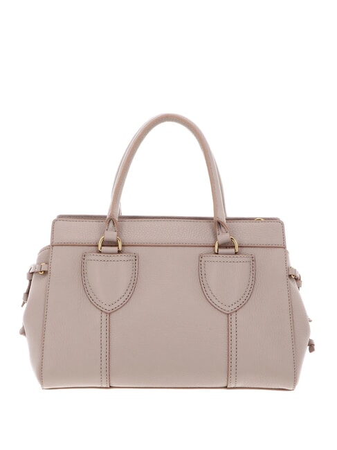 YORK Geantă de m&acirc;nă din piele cu curea de umăr rozete - Genți femei