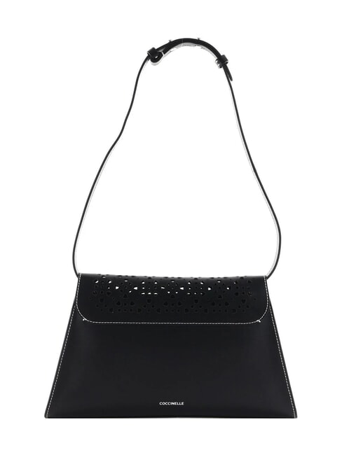 DEW COW PERFORED Geantă de umăr din piele negru - Genți femei