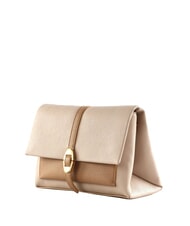 COCCINELLE DORIAN BICOLOR Geantă de umăr din piele rozete/piei - Genți femei - 2