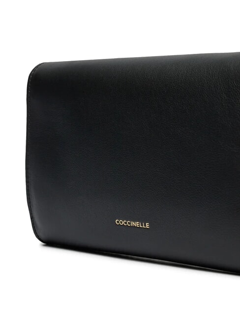 MAGIE 2NITE Geantă de umăr tip clutch din piele cu curea de lanț negru - Genți femei