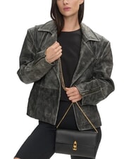 COCCINELLE MAGIE 2NITE Geantă de umăr tip clutch din piele cu curea de lanț negru - Genți femei - 4