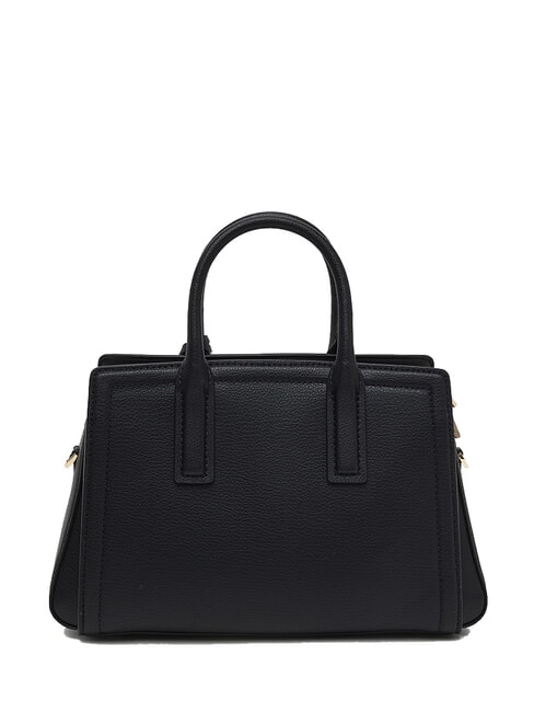 LAILA Geantă de m&acirc;nă din piele cu curea de umăr negru - Genți femei