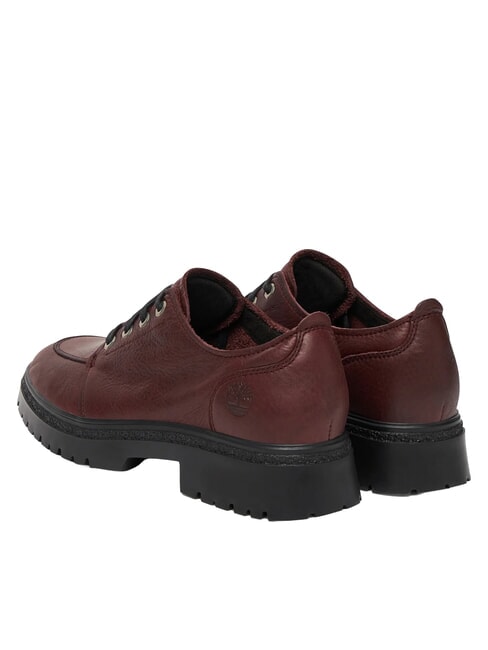 CAMBRUA VALLEY Pantofi din piele burgundy fullgrain - Pantofi femei