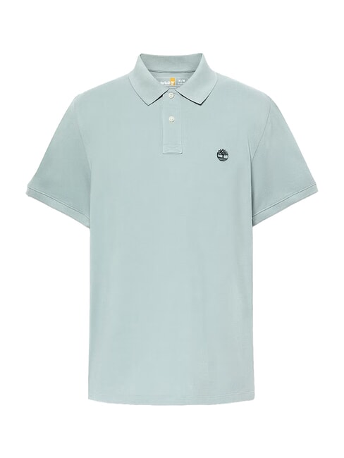 MILLERS RIVER Tricou polo din bumbac albastru argintiu - maiou Polo