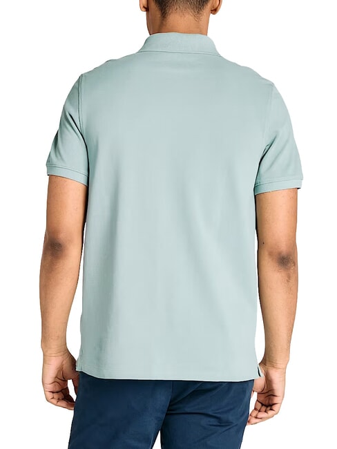 MILLERS RIVER Tricou polo din bumbac albastru argintiu - maiou Polo