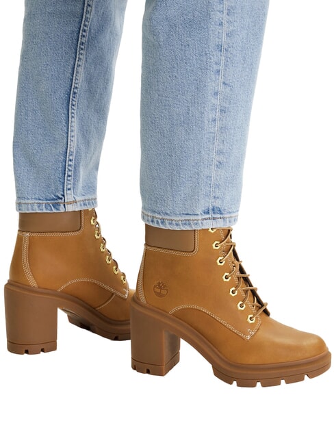 ALLINGTON Ghete din piele pentru gleznă gr&acirc;u integral - Pantofi femei