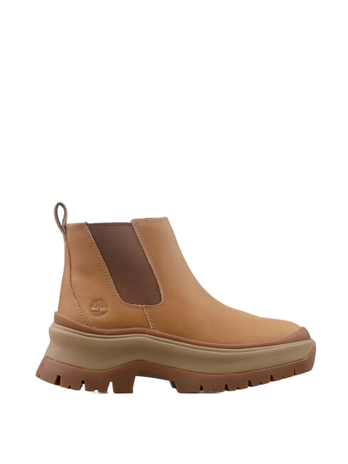 ROXIE LANE  Botine din piele maro mediu, fibră integrală - Pantofi femei