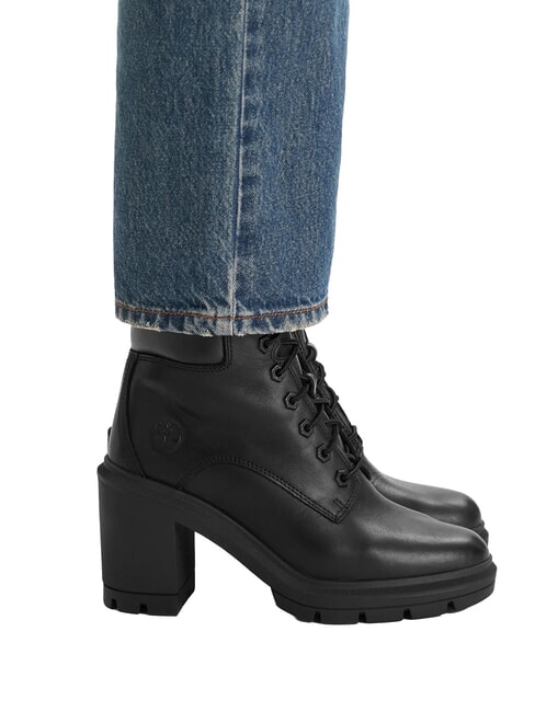 ALLINGTON Ghete &icirc;nalte din piele Jetblack - Pantofi femei