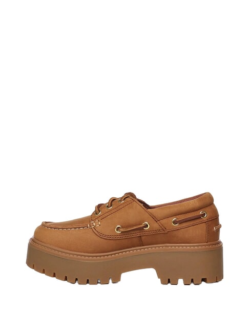 STONE STREET Pantofi din piele nubuc ruginit - Pantofi femei