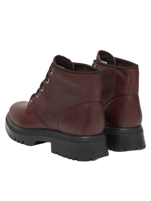 CAMBRIA VALLEY Amfibieni din piele burgundy fullgrain - Pantofi femei