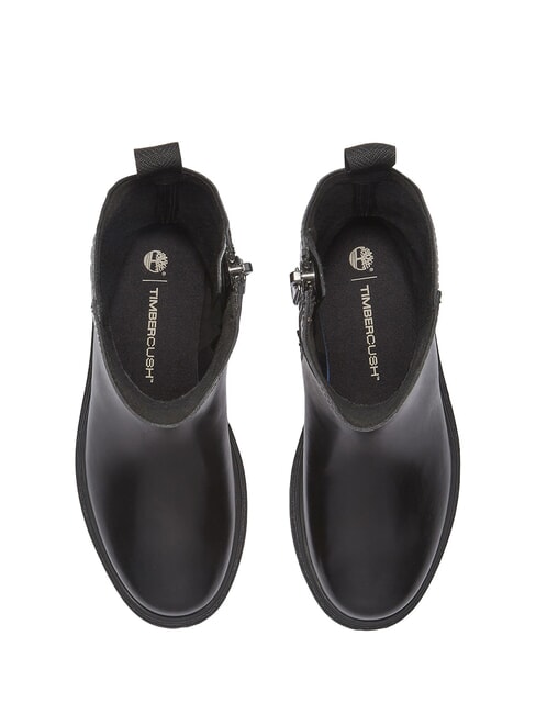 CAMBRIA VALLEY Ghete de piele negru plin de cereale - Pantofi femei