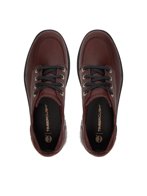 CAMBRUA VALLEY Pantofi din piele burgundy fullgrain - Pantofi femei