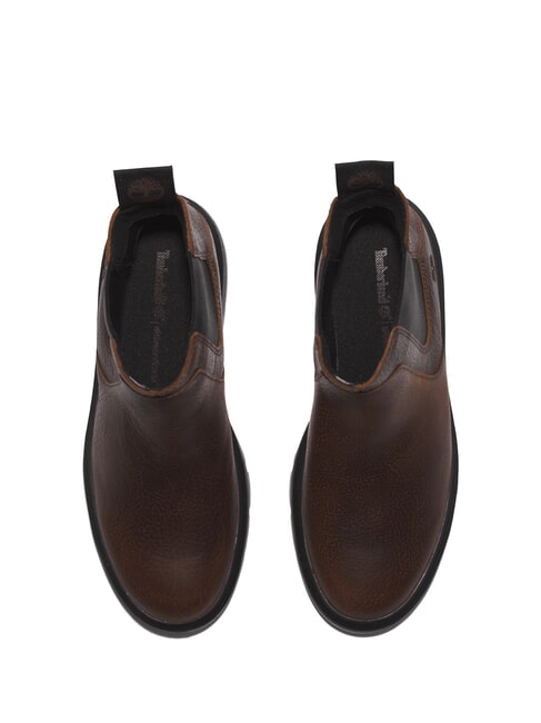 CORTINA VALLEY Ghete din piele pentru gleznă păm&acirc;nt de ghiveci - Pantofi femei