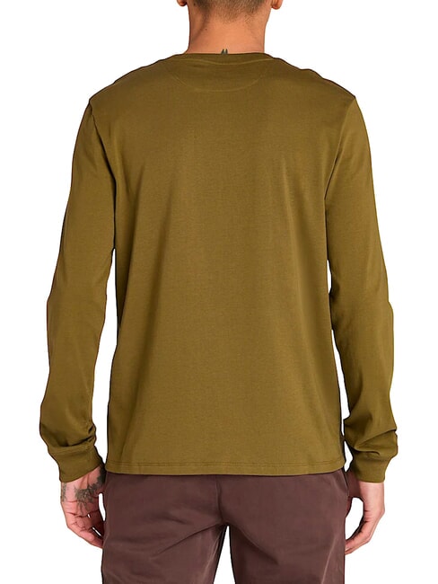 LS DNSTN RV CREW Pulover slim fit darkoliv - tricou