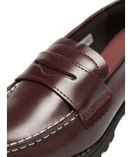 TIMBERLAND NOREEN Mocasini din piele burgundy fullgrain - Pantofi femei - 4