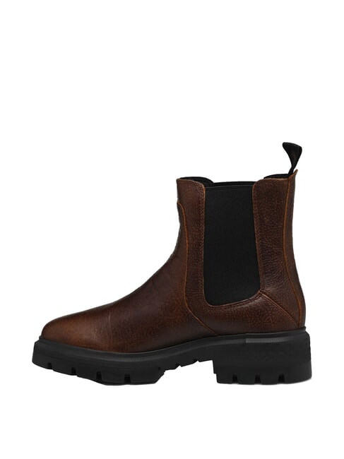 CORTINA VALLEY Ghete din piele pentru gleznă păm&acirc;nt de ghiveci - Pantofi femei