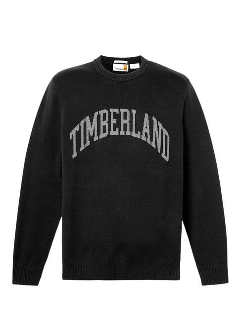 GRAPHIC Pulover cu guler rotund BLACK - Pulovere pentru bărbați