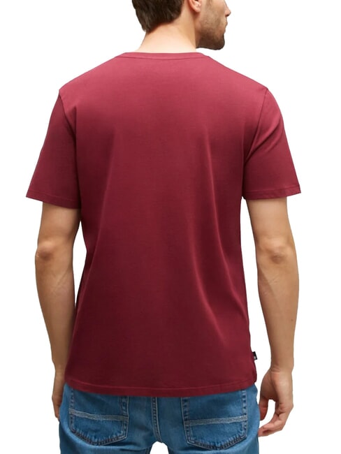 KBEC RIVER Tricou cu maneca scurta Burgundia - tricou