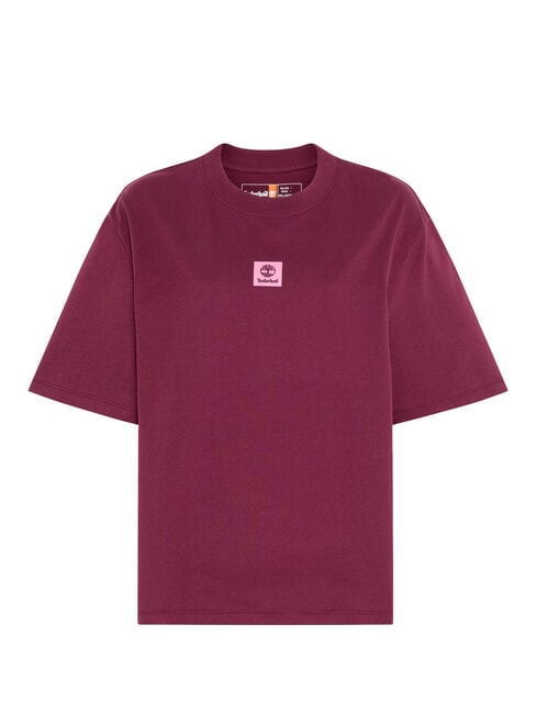 STACK LOGO  Tricou din bumbac Burgundia - tricou