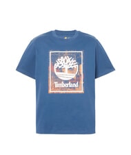 TIMBERLAND FRONT SEASONAL STACK Tricou de bumbac ocean - tricou - 3