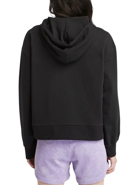 STACK LOGO Hanorac cu gluga BLACK - Hanorace pentru femei