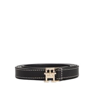 TOMMY HILFIGER TH LOGO Curea subțire din piele - Curele