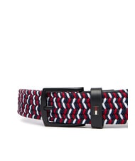 TOMMY HILFIGER DENTON Curea elastică &icirc;mpletită cer - Curele - 2