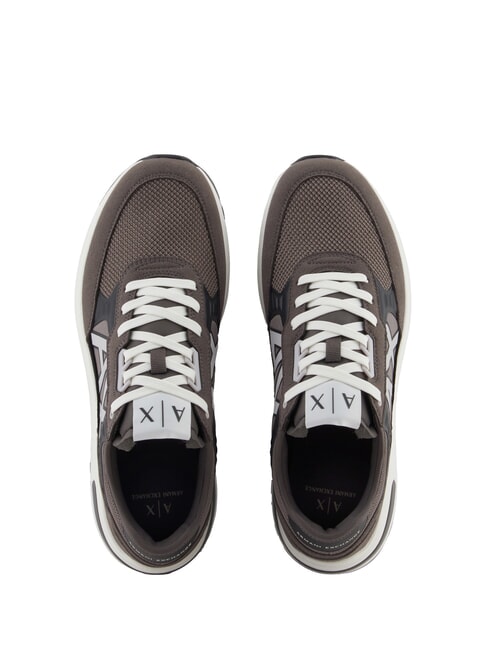 DUSSELDORF Adidași Man gri &icirc;nchis pescăruș+lemn plutitor+negru - Pantofi bărbați