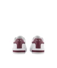 ARMANI EXCHANGE A|X Tenisi din piele alb optic + canelură - Pantofi femei - 3