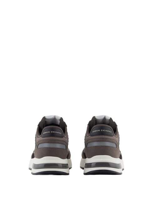 DUSSELDORF Adidași Man gri &icirc;nchis pescăruș+lemn plutitor+negru - Pantofi bărbați