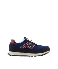 ARMANI EXCHANGE DROP MICROSUEDE Teniși cu logo contrastant - Pantofi bărbați
