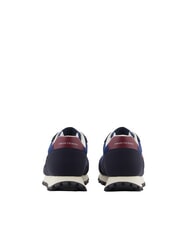 ARMANI EXCHANGE DROP MICROSUEDE Teniși cu logo contrastant bleumarin &icirc;nchis + albastru estate + rodie - Pantofi bărbați - 3
