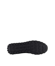 ARMANI EXCHANGE DROP MICROSUEDE Teniși cu logo contrastant bleumarin &icirc;nchis + albastru estate + rodie - Pantofi bărbați - 5