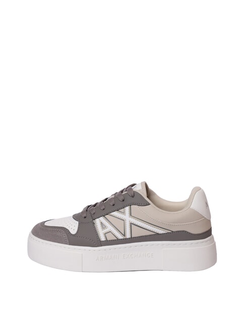 AX LOGO Adidași cu platformă biban brun + nisip - Pantofi femei