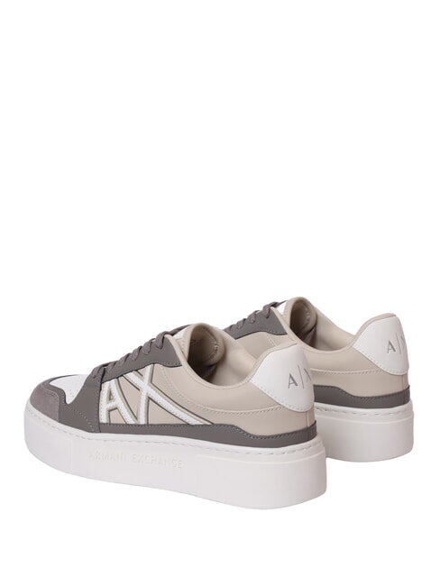 AX LOGO Adidași cu platformă biban brun + nisip - Pantofi femei