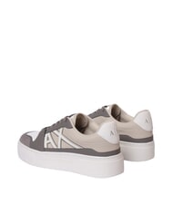 ARMANI EXCHANGE AX LOGO Adidași cu platformă biban brun + nisip - Pantofi femei - 3