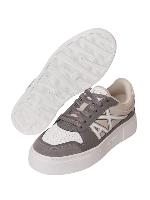 AX LOGO Adidași cu platformă biban brun + nisip - Pantofi femei