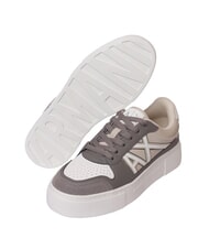 ARMANI EXCHANGE AX LOGO Adidași cu platformă biban brun + nisip - Pantofi femei - 5